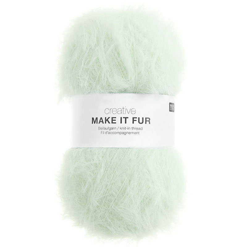 Włóczka Rico Design Creative Make It Fur 005 / jasna mięta