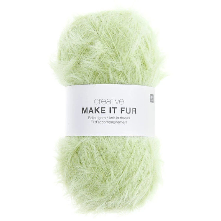 Włóczka Rico Design Creative Make It Fur 007 / pistacja