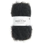 Włóczka Rico Design Creative Make It Fur 008 / czerń