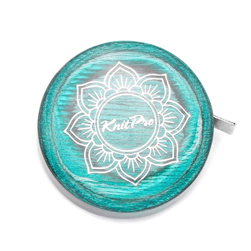 Centymetr / miara krawiecka zwijana KnitPro Mindful Teal / okrągła / 150 cm / 36634