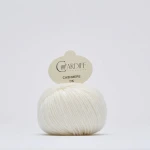 Włóczka Cardiff Cashmere DK 501 / neve / złamana biel