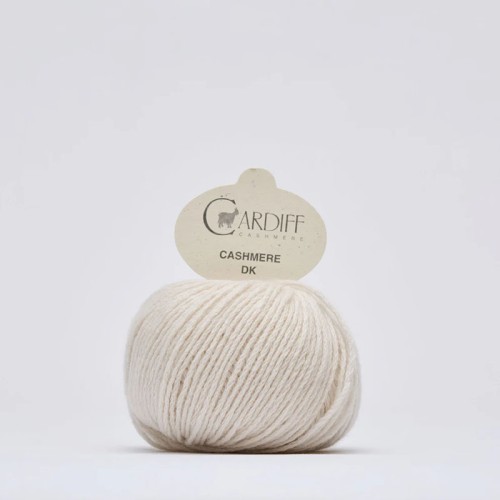Włóczka Cardiff Cashmere DK 613 / zero / jasny beż