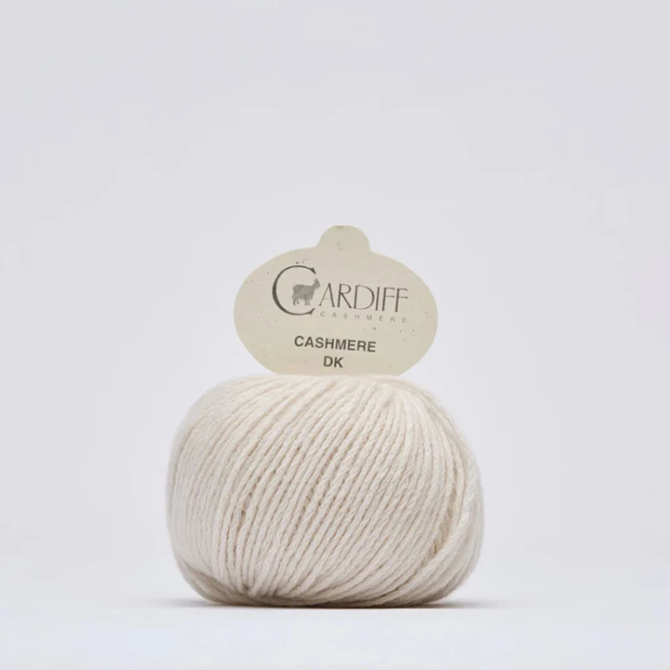 Włóczka Cardiff Cashmere DK 613 / zero / jasny beż
