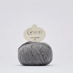 Włóczka Cardiff Cashmere DK 519 / fumo / średni szary