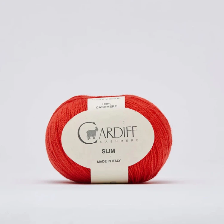 Włóczka Cardiff Cashmere Slim 517 / hermes / mak