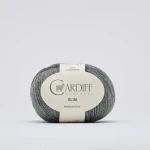 Włóczka Cardiff Cashmere Slim 519 / fumo / średni szary