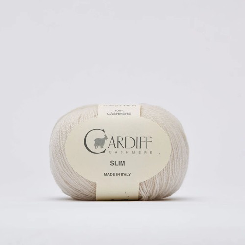 Włóczka Cardiff Cashmere Slim 613 / zero / jasny beż