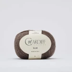 Włóczka Cardiff Cashmere Slim 622 / corteccia / chłodny brąz