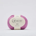 Włóczka Cardiff Cashmere Slim 735 / alaia / wrzos