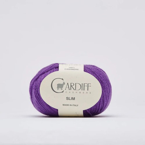 Włóczka Cardiff Cashmere Slim 743 / porpora / fiolet