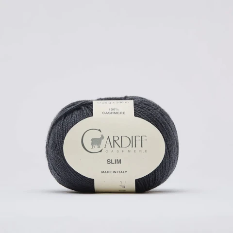 Włóczka Cardiff Cashmere Slim 749 / thriller / nocne niebo