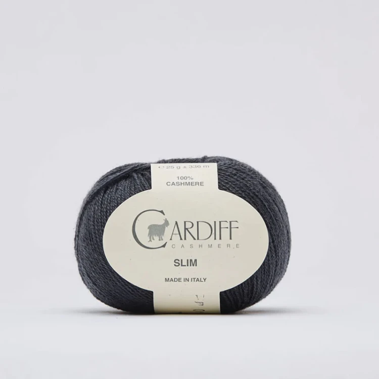 Włóczka Cardiff Cashmere Slim 749 / thriller / nocne niebo