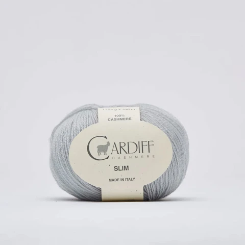 Włóczka Cardiff Cashmere Slim 751 / perla / mgła