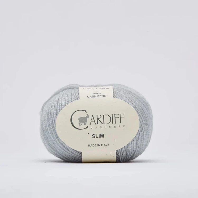 Włóczka Cardiff Cashmere Slim 751 / perla / mgła
