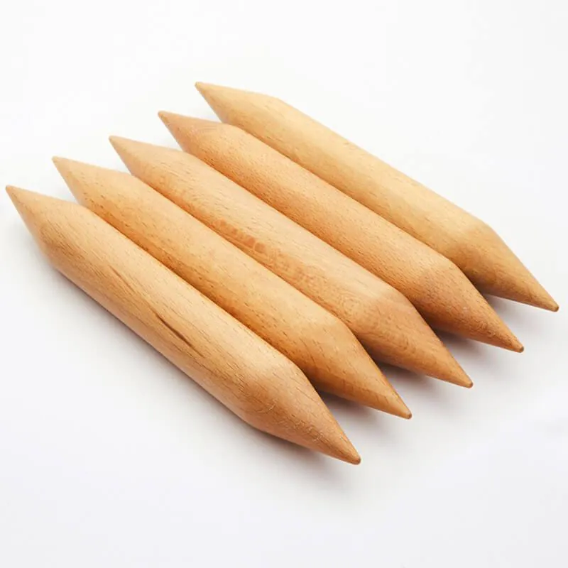 Druty do skarpet KnitPro Jumbo Beech - drewniane