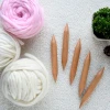 Druty do skarpet KnitPro Jumbo Beech - drewniane