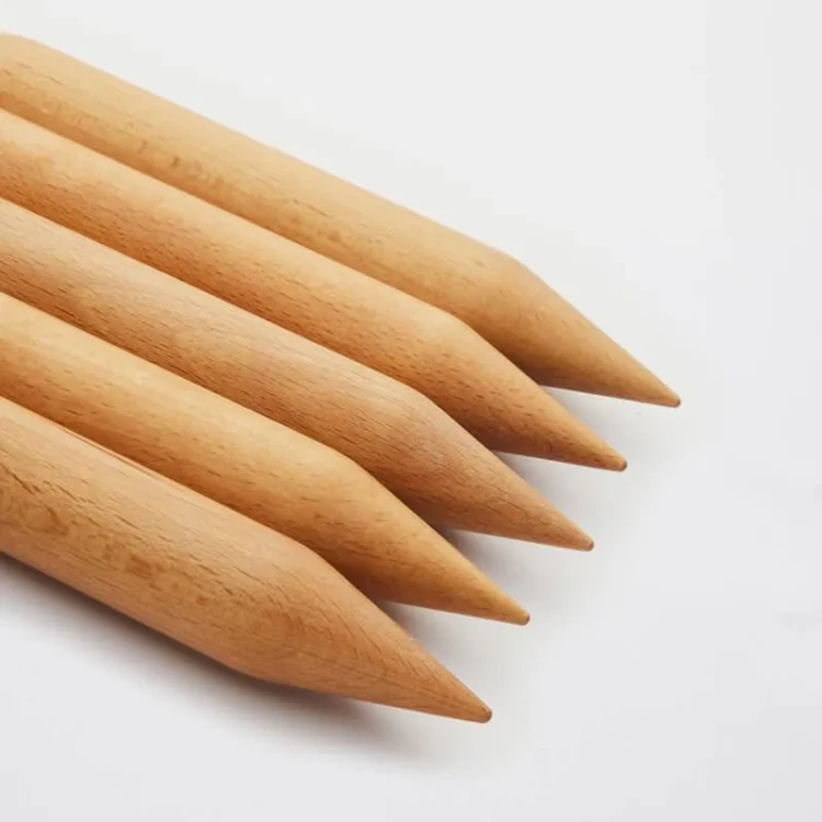 Druty do skarpet KnitPro Jumbo Beech - drewniane