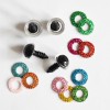 Zestaw oczy brokatowe do zabawek 12 mm