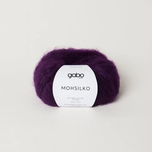 Włóczka Gabo Wool Mohsilko 4713 / bakłażan