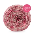 Włóczka KOKONKI Visco no. 5 Melange 02 Sharkotea - Buraczki/ciepły beż/magenta/zimny beż/brudny róż / 5 nitek / 400 m / 125 g - GOTOWY