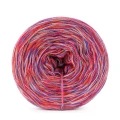 Włóczka KOKONKI Visco no. 5 Melange 10 - Hiacynt/blady fiolet/brudny róż/jarzębina/magenta / 5 nitek / 400 m / 125 g - GOTOWY
