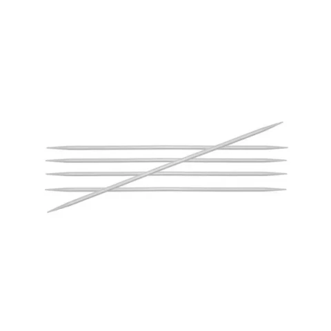 Druty do skarpet KnitPro Basix - aluminiowe