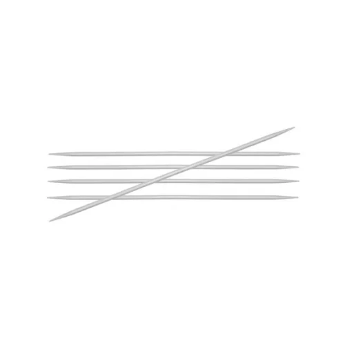 Druty do skarpet KnitPro Basix - aluminiowe