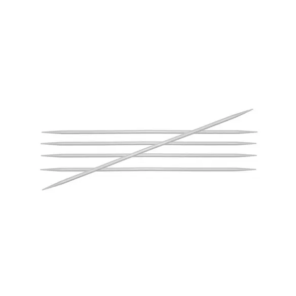 Druty do skarpet KnitPro Basix - aluminiowe
