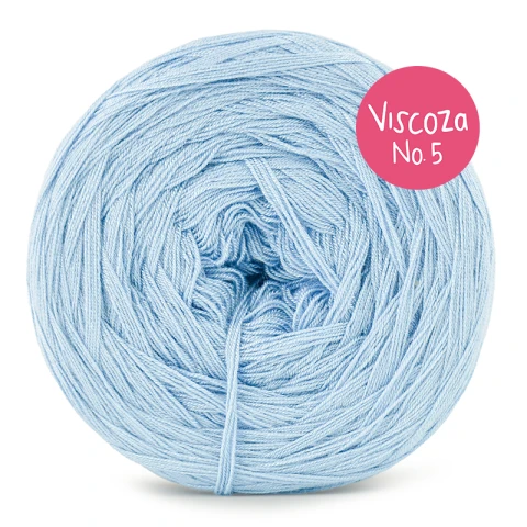 Włóczka KOKONKI Visco no. 5 - baby blue / 5 nitek / 400 m / 125 g - GOTOWY
