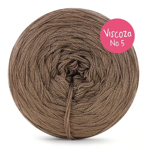 Włóczka KOKONKI Visco no. 5 - cappuccino / 5 nitek / 400 m / 125 g - GOTOWY