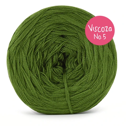 Włóczka KOKONKI Visco no. 5 - mech / 5 nitek / 400 m / 125 g - GOTOWY
