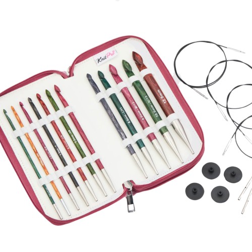 Zestaw szydełek tunezyjskich/afgańskich KnitPro Dreamz Grande 3.5 - 12.0 mm / 200653
