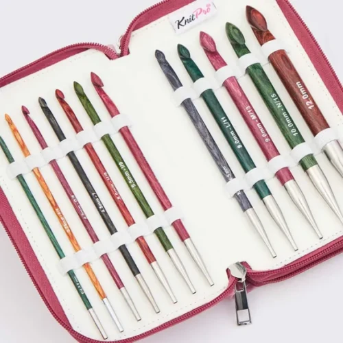 Zestaw szydełek tunezyjskich/afgańskich KnitPro Dreamz Grande 3.5 - 12.0 mm / 200653