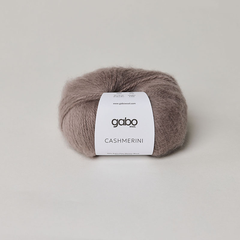 Włóczka Gabo Wool Cashmerini 5308 / ziemisty brąz