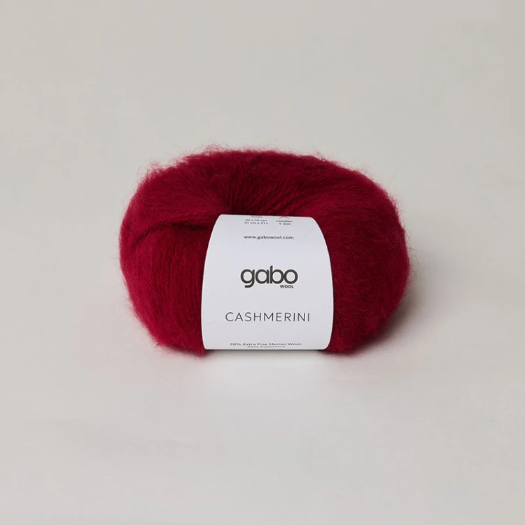 Włóczka Gabo Wool Cashmerini 5015 / wino