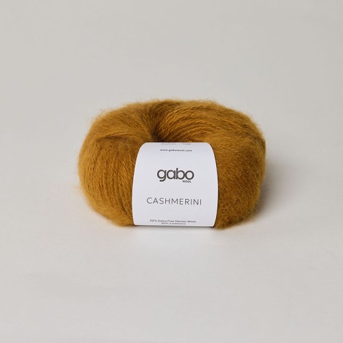 Włóczka Gabo Wool Cashmerini 5497 / karmelowy brąz