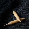 Druty z żyłką KnitPro Jumbo Beech - drewniane