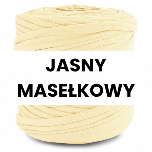 T-shirt Yarn Cotton Spaghetti / jasny masełkowy