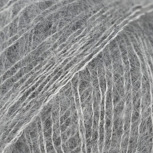 Włóczka Drops Kid-Silk 75 / stalowy szary / uni color