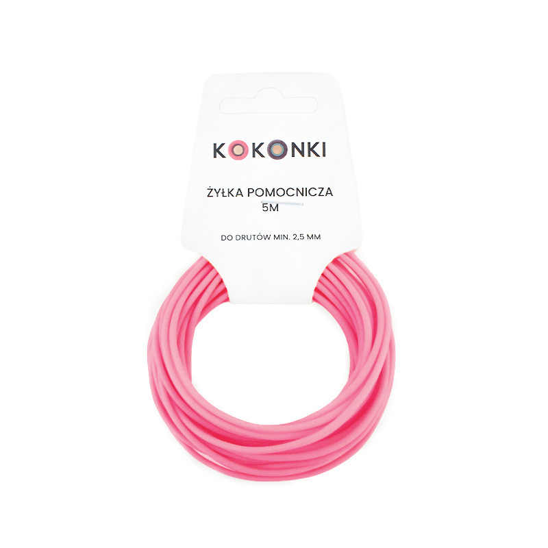 Żyłka pomocnicza KOKONKI - 5m / 2 mm / guma balonowa