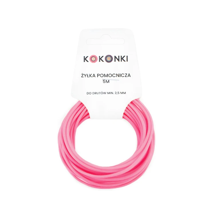 Żyłka pomocnicza KOKONKI - 5m / 2 mm / guma balonowa