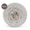 KOKONEK_Merino GLOW MG04 - Safari + cekiny szampańskie / 400 m / 3+1 nitki - GOTOWY