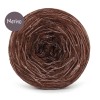 KOKONEK_Merino GLOW MG06 - Miedź melanż + cekiny kakao / 400 m / 3+1 nitki - GOTOWY