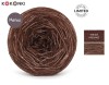 KOKONEK_Merino GLOW MG06 - Miedź melanż + cekiny kakao / 400 m / 3+1 nitki - GOTOWY