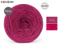 KOKONEK_Merino GLOW MG07 - Fuksja + cekiny magenta / 400 m / 3+1 nitki - GOTOWY