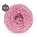KOKONEK_Merino GLOW MG08 - Zgaszony róż + cekiny róż / 400 m / 3+1 nitki - GOTOWY