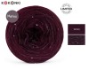 KOKONEK_Merino GLOW MG10 - Wino + cekiny wino / 400 m / 3+1 nitki - GOTOWY