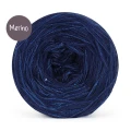 KOKONEK_Merino GLOW MG11 - Granat + cekiny granat / 400 m / 3+1 nitki - GOTOWY