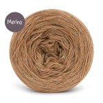 KOKONEK Merino GLOW MG13 - Ciemny beż + cekiny kawa mrożona