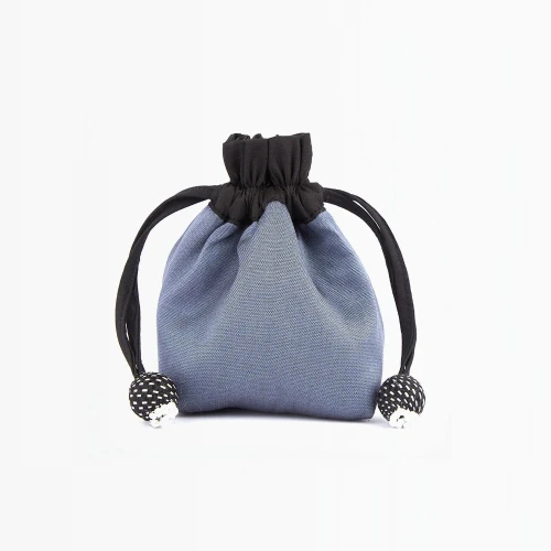 Woreczek na znaczniki Lantern Moon Arctic Blue / denim / 12,5 x 11 cm / 1 szt